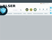 Tablet Screenshot of foto-walser.de